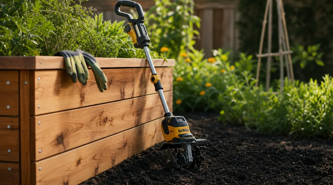 Alloyman 20V Cordless Cultivator Review: Three Raised Beds, One Full Season